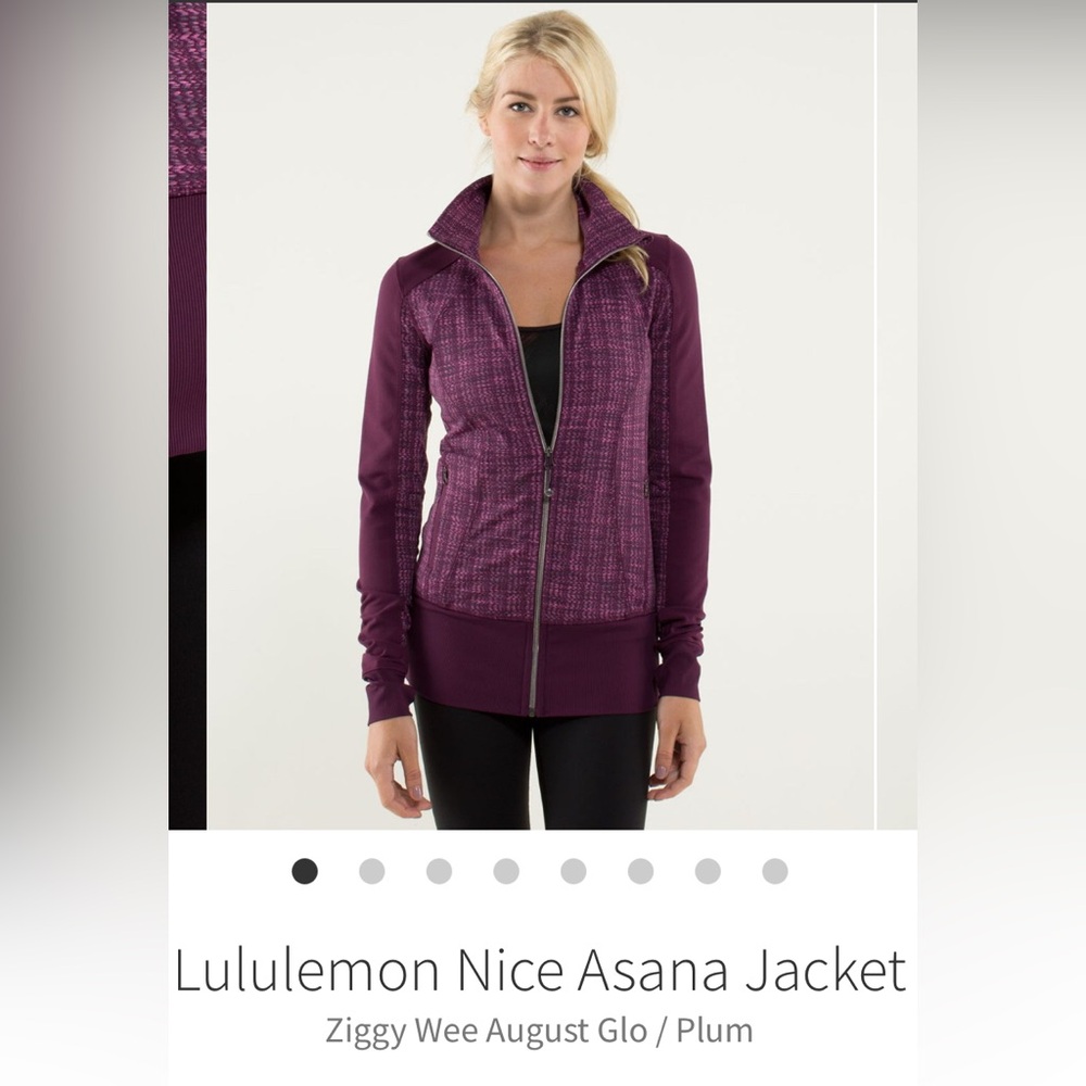 Lululemon Athletica Women's Purple Asana Jacket